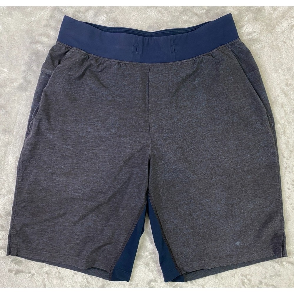 Lululemon T.H.E. Short 9" Men Small Merlot Navy Blue Athletic Gym Training Short